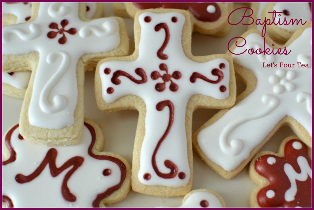  Cross Cookies from Let's Pour Tea. What a beautiful way to celebrate Christ!