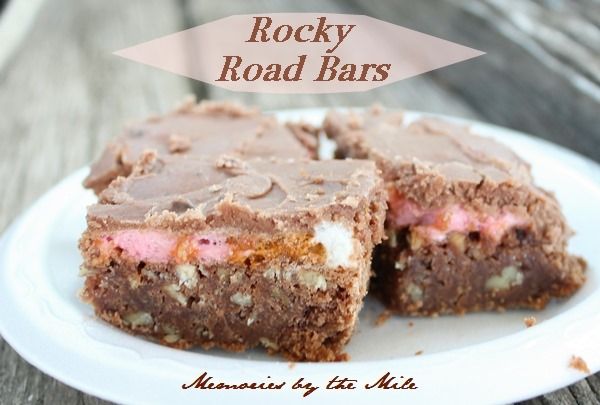Rocky Road Bars from Memories By the Mile