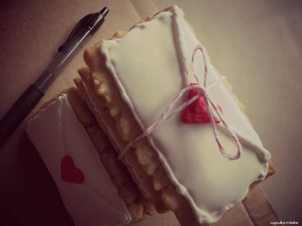 Love Letter Cookies via @cupcake_n_bake #valentinesday