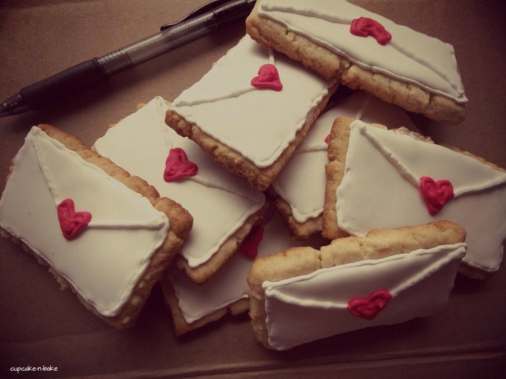 Love Letter Cookies via @cupcake_n_bake #valentinesday #love