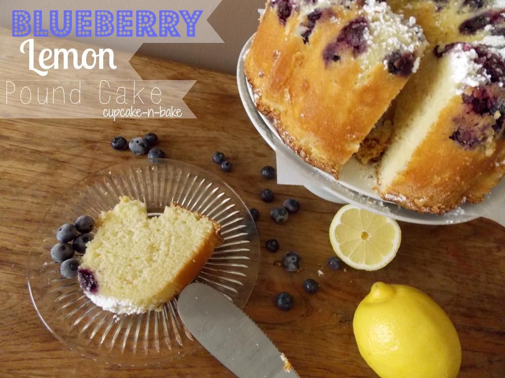 Blueberry Lemon Pound Cake via @cupcake_n_bake #blueberryseason #cake #sweet