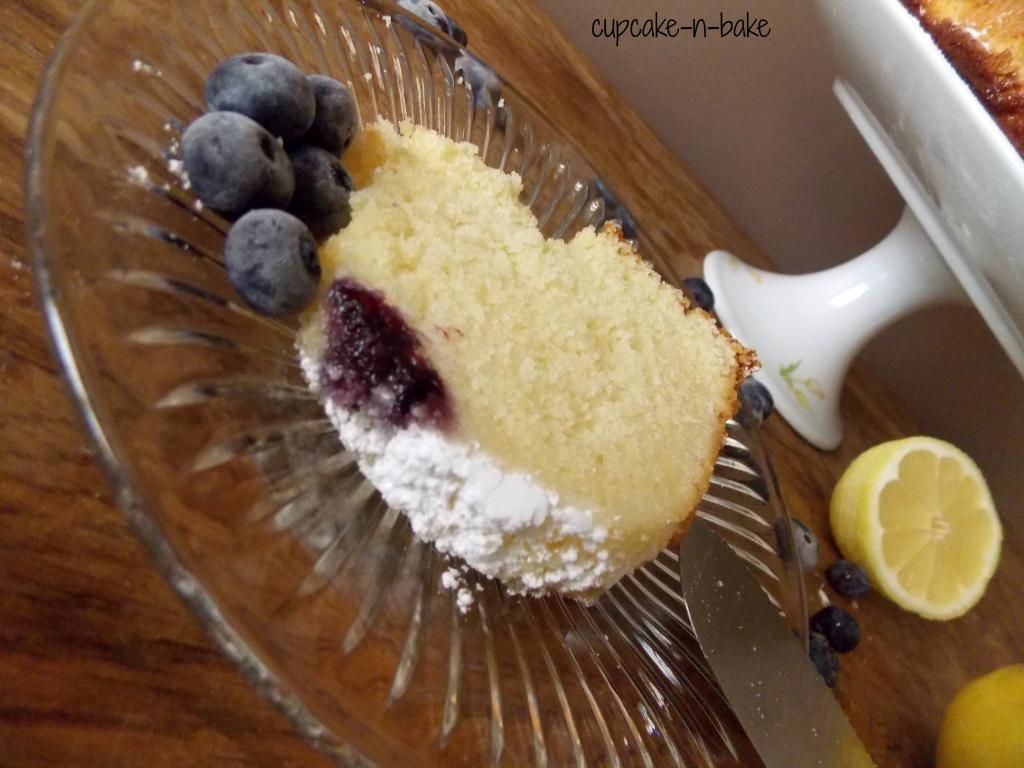 Lemon Blueberry Pound Cake via @cupcake_n_bake #blueberryseason #sweet #cake