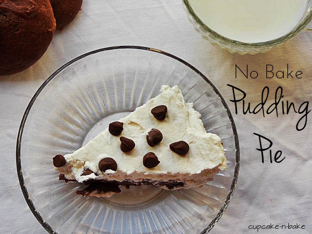 No Bake Pudding Pie via @cupcake_n_bake #nobake