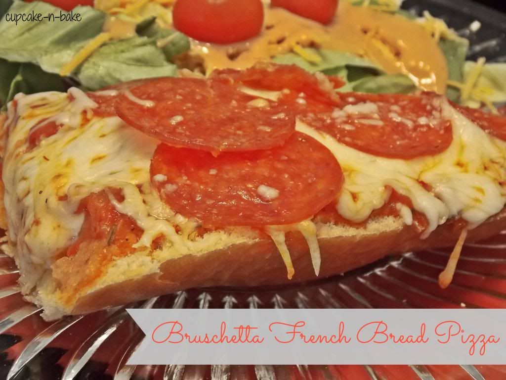  Bruschetta French Bread Pizza by @cupcake_n_bake #spicypizza