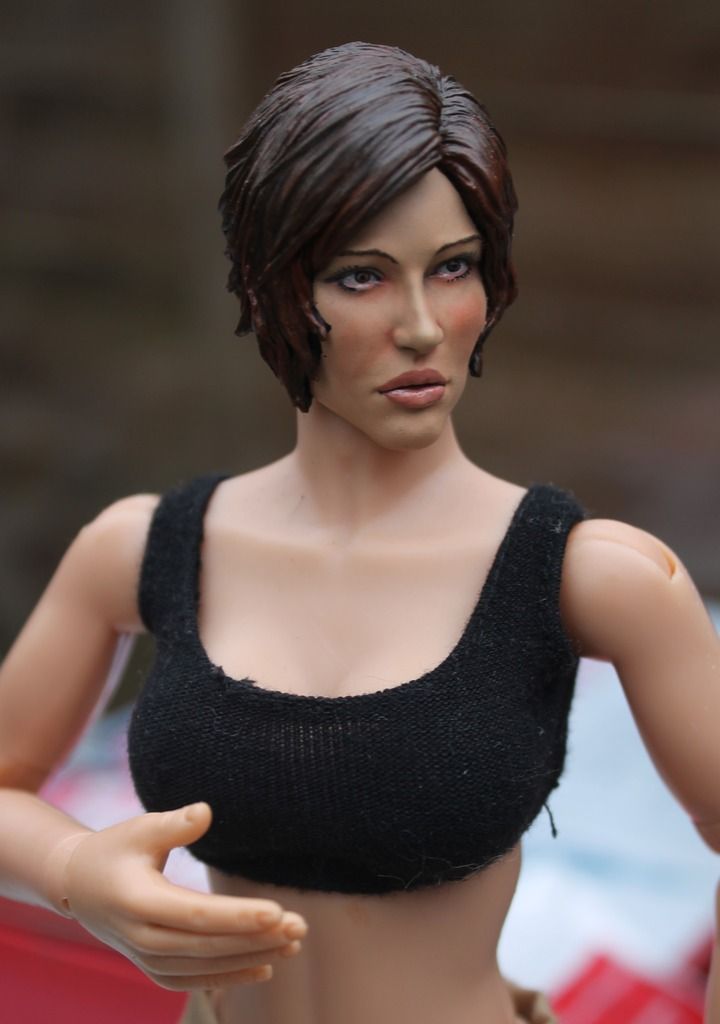 lara croft custom figure