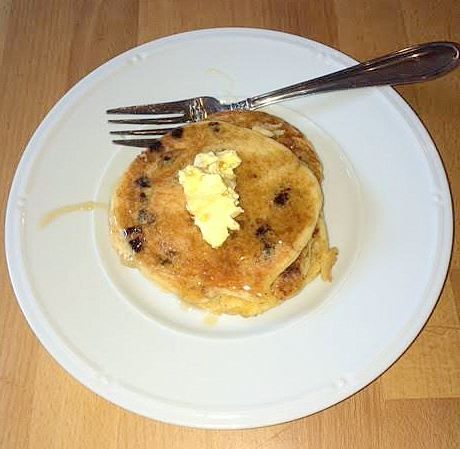 Fluffy Chocolate Chip Pancakes
