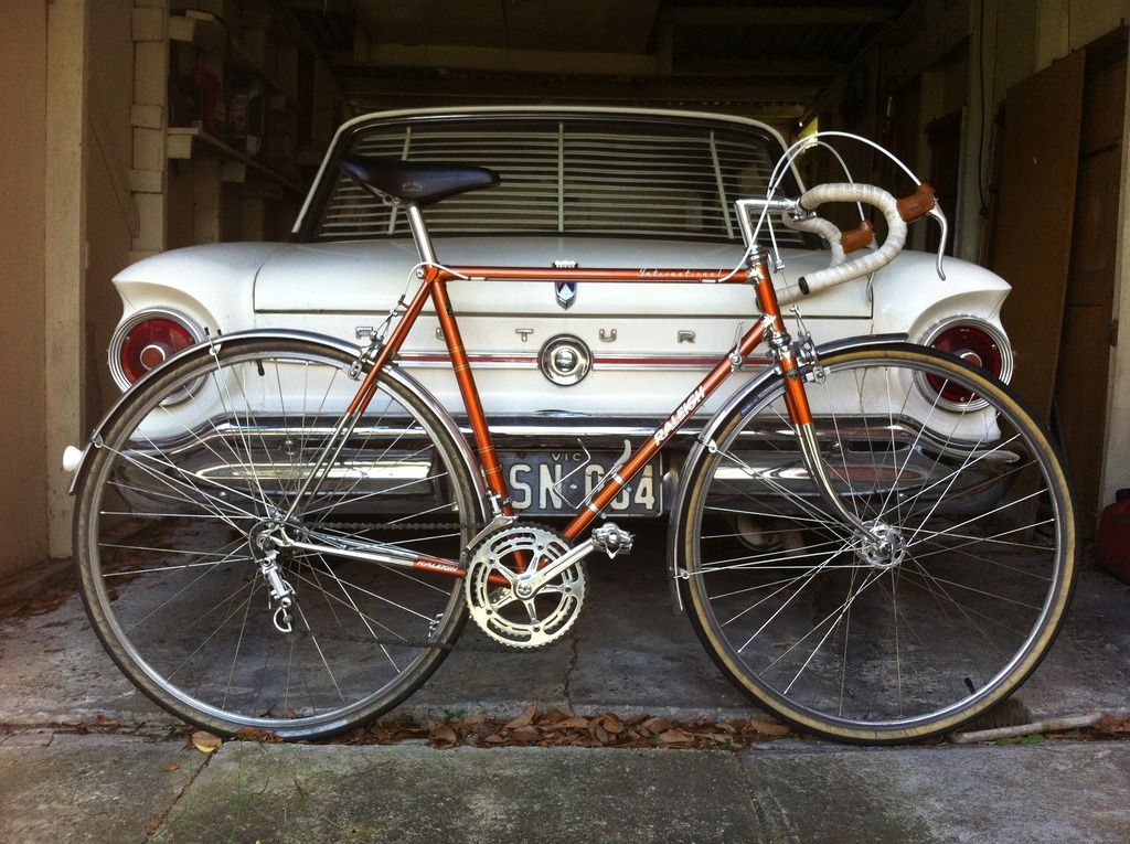 vintage cars and bikes