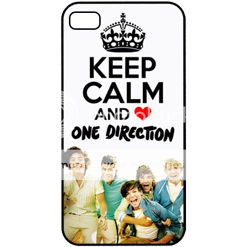 Keep Calm and Love One Direction 1D Up All Night iPhone 4 4s Hard Case 