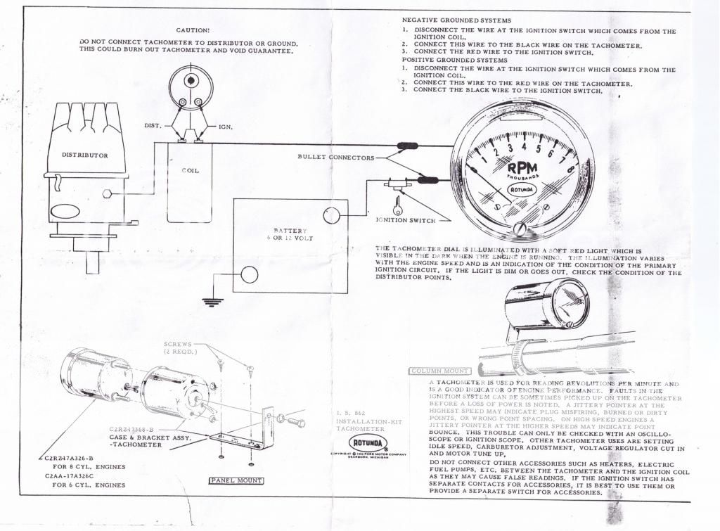 Tachometer Install - Ford Truck Enthusiasts Forums